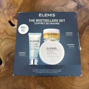 ELEMIS -Bestsellers Set Skincare Gift Cleansing Balm Marine Cream Facial Pads